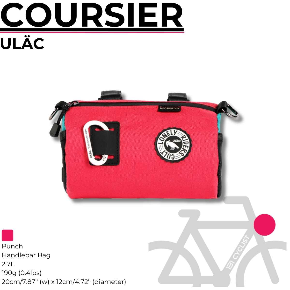 ULÄC / Handlebar Bag / COURSIER 2.7L