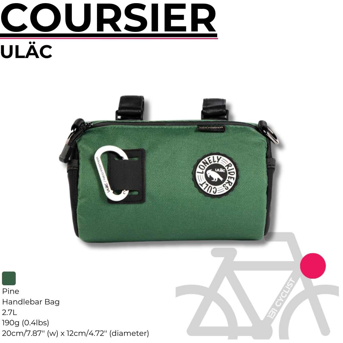 ULÄC / Handlebar Bag / COURSIER 2.7L