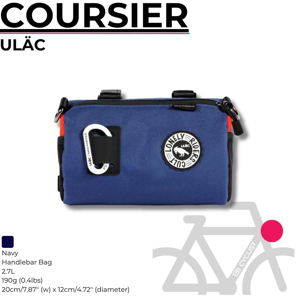 ULÄC / Handlebar Bag / COURSIER 2.7L