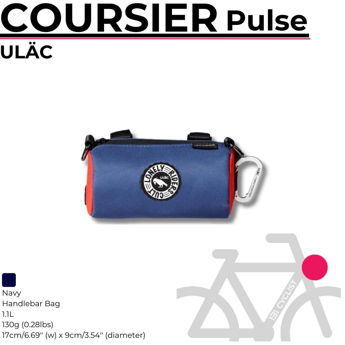 ULÄC / Handlebar Bag / COURSIER 1.1L