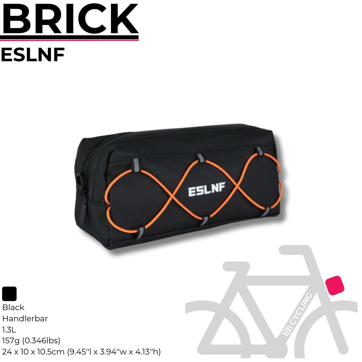 ESLNF / Handlerbar Bag / BRICK