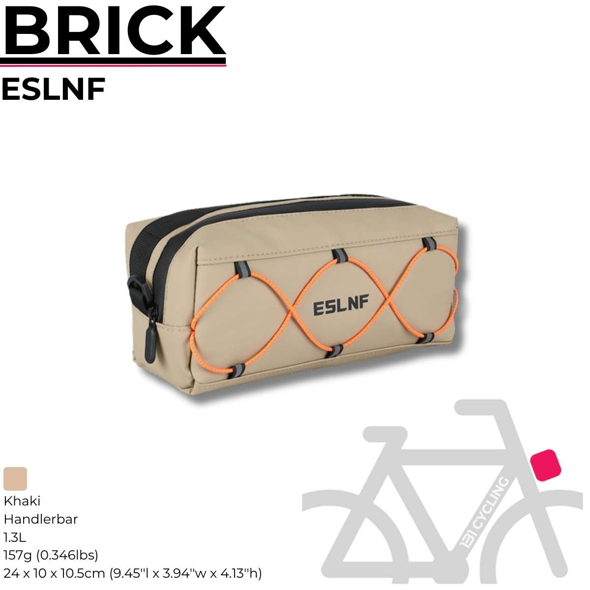 ESLNF / Handlerbar Bag / BRICK