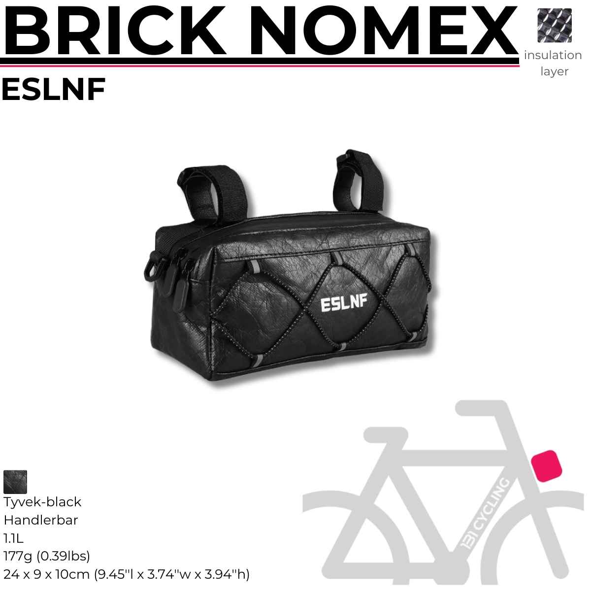 ESLNF / Handlerbar Bag / BRICK nomex