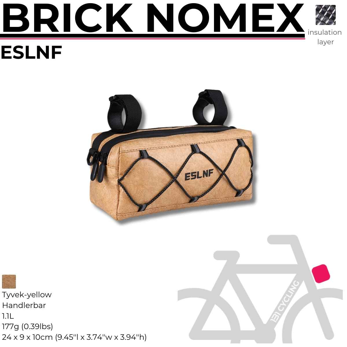 ESLNF / Handlerbar Bag / BRICK nomex