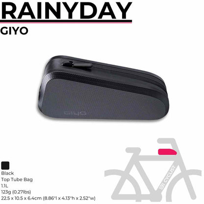 GIYO / Top Tube Bag / RAINYDAY 1.1L