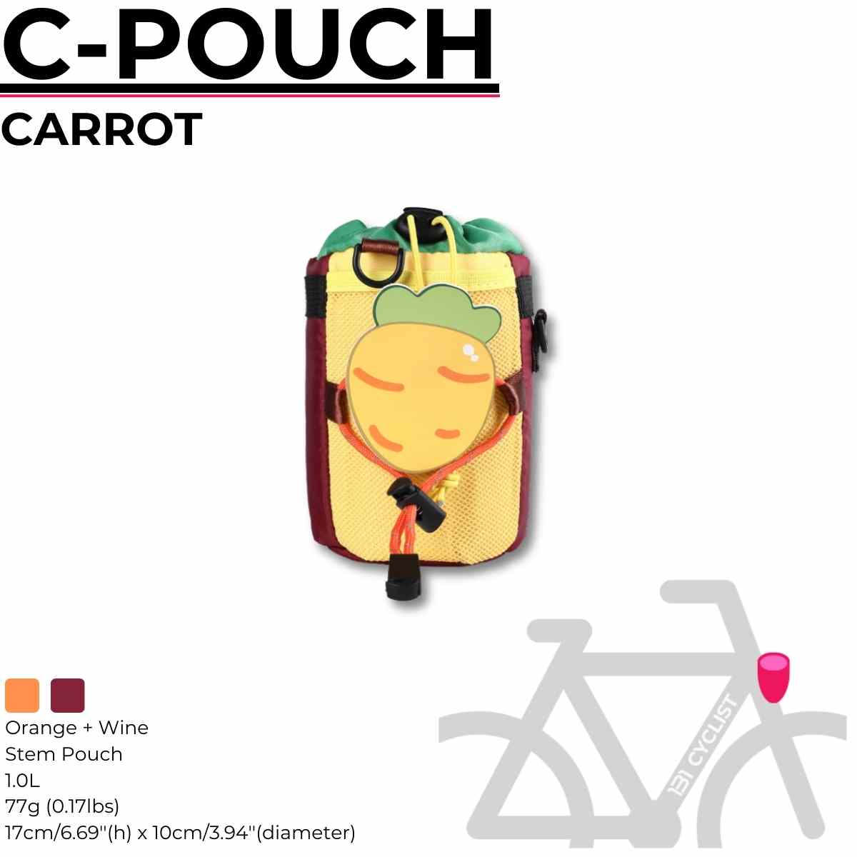 Cup Holder, Stem Pouch / CARROT 1.0L