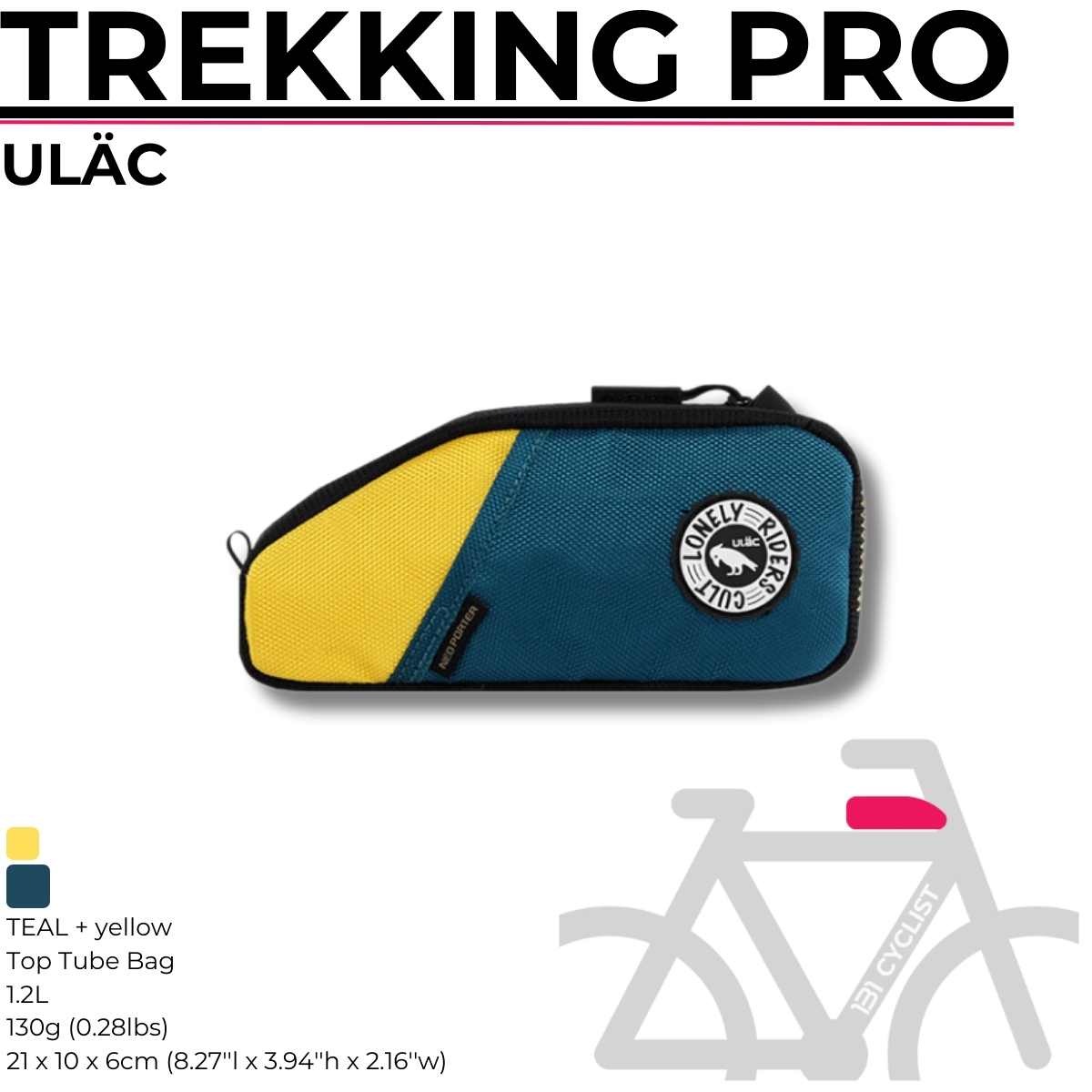 ULÄC / Top Tube Bag / TREKKING PRO 1.2L